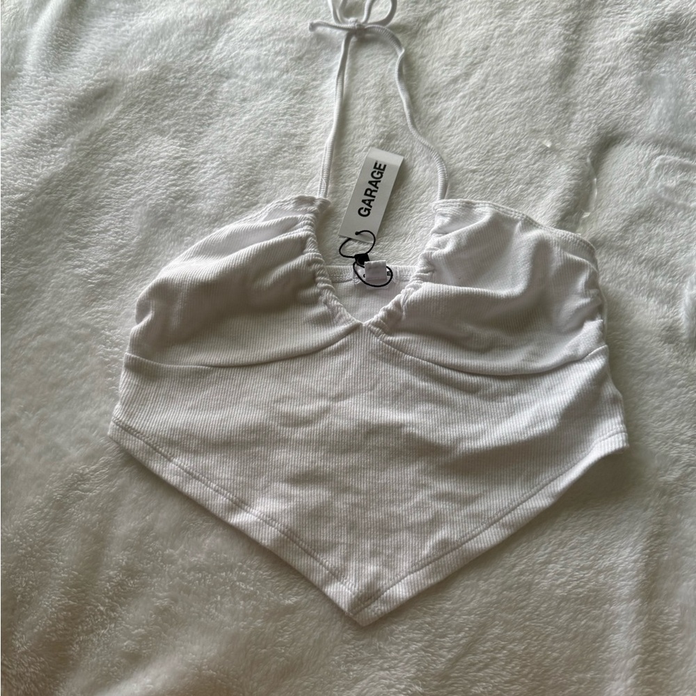 Garage White Camisole Top